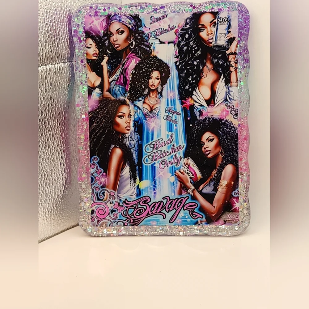 Make up Tray or Jewelry Tray Resin Art